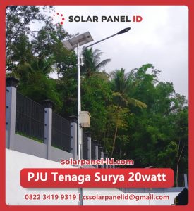 jual pju solar cell 20 watt 20watt