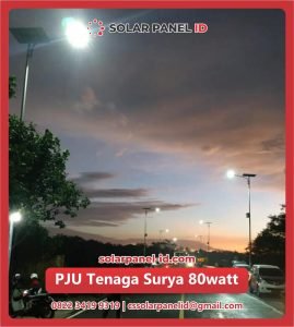 jual pju tenaga surya 80 watt 80watt