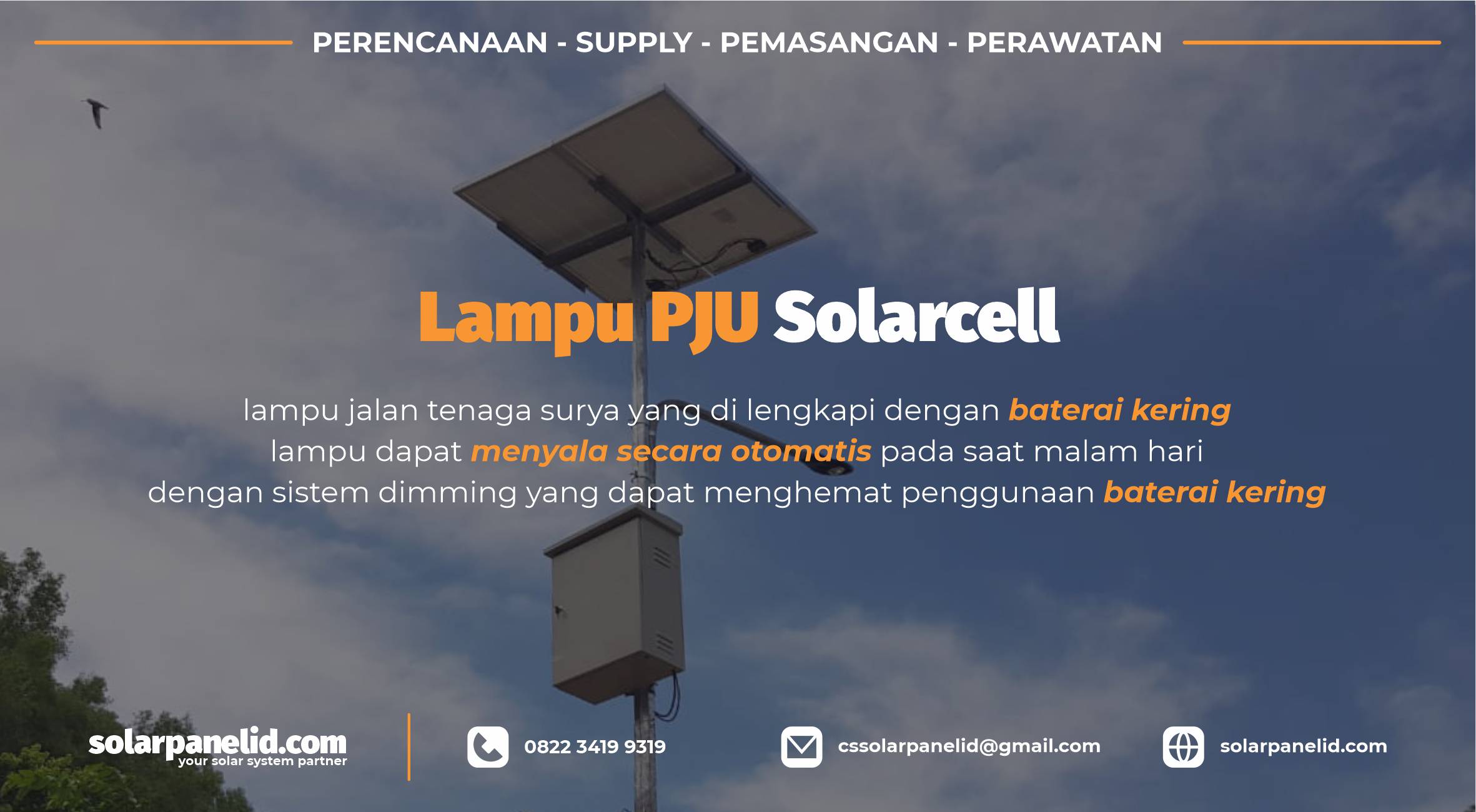 jual lampu pju solarcell di manado