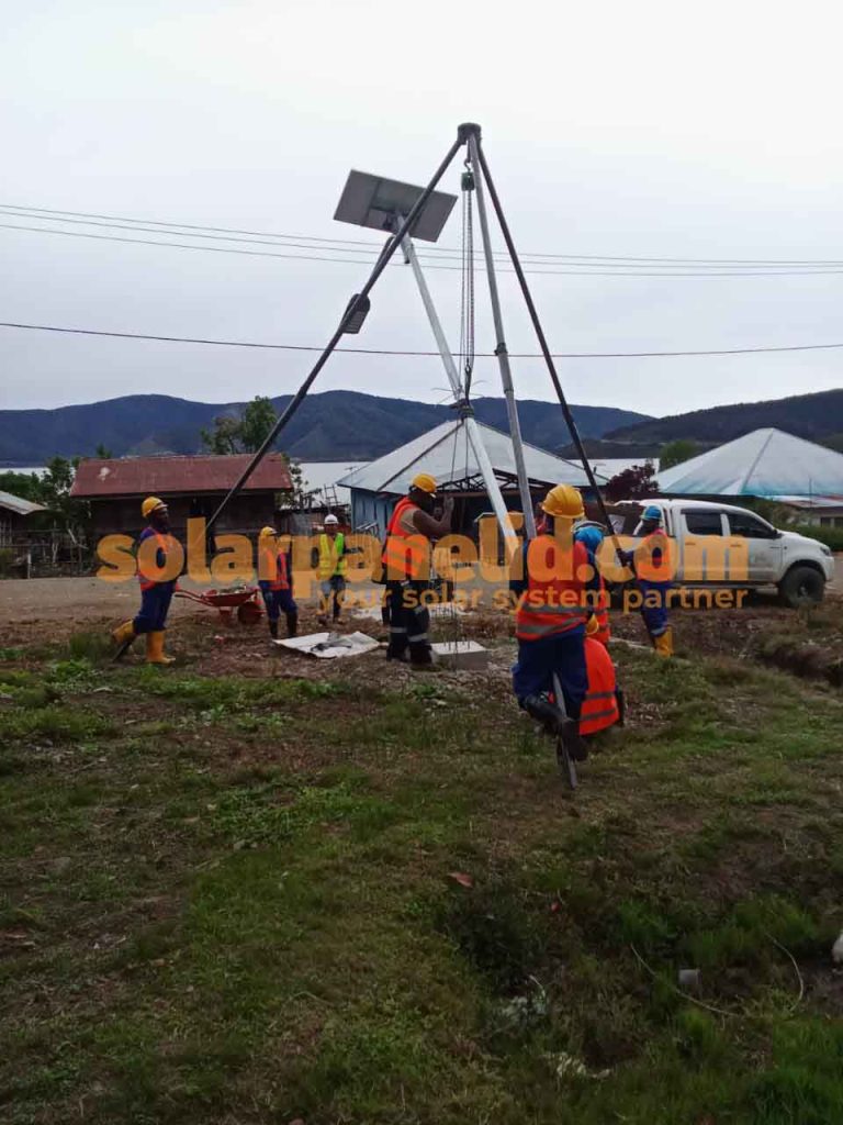PJU Solarcell Merauke
