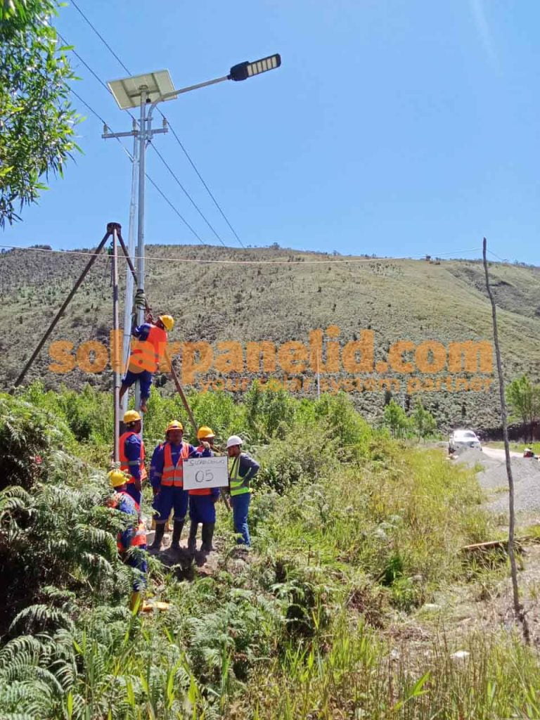 PJU Solarcell Nabire