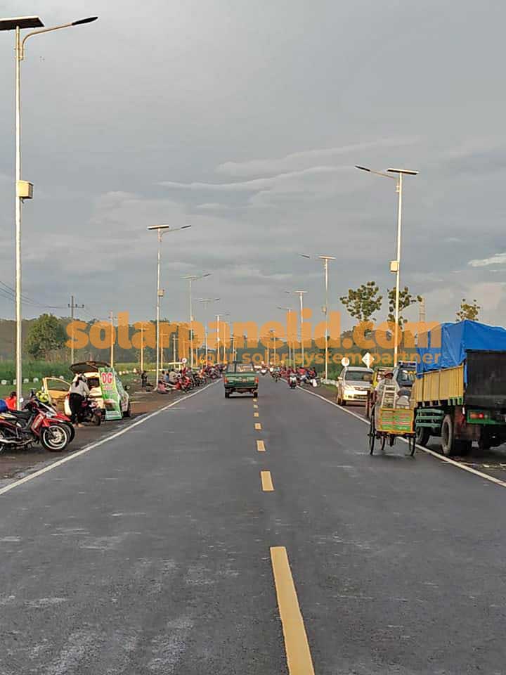 Pemasangan PJU Solarcell Tanjung Selor